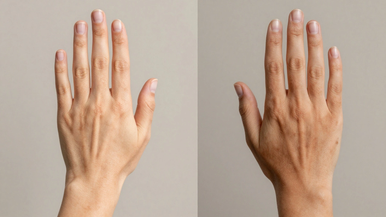 Сравнение: ежедневное применение SPF 50+ предотвращает потемнение кожи, а его отсутствие приводит к усилению пигментации.